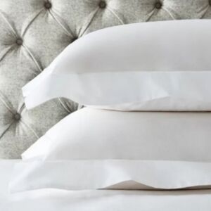 NORDSTROM 2 Pk, King Single Row Cord Egyptian Cotton Shams